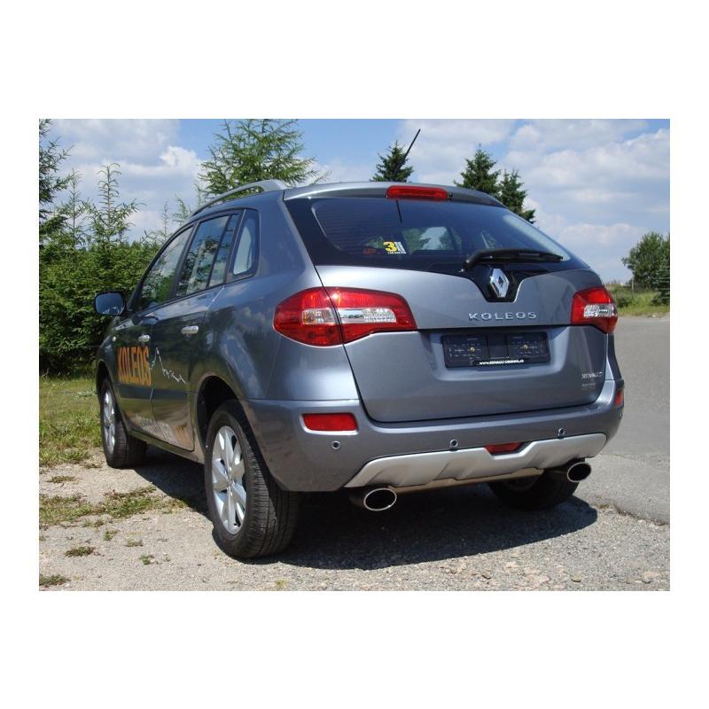 FOX フォックス オールステンレスマフラー（リアマフラー） RENAULT Koleos 4x4 / コレオス 4WD 2.5用 140ｘ90mm オーバル 斜め 左右 |  | 02