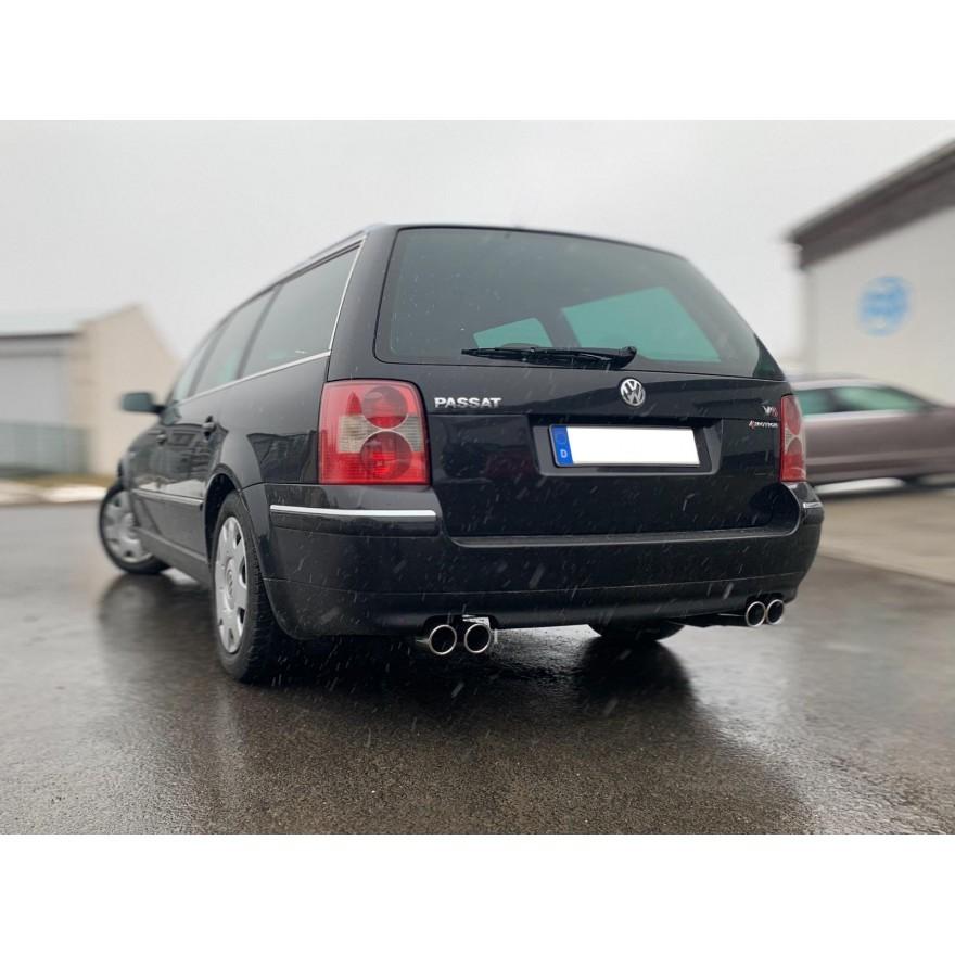 FOX フォックス オールステンレスマフラー（リアマフラー） VOLKSWAGEN Passat (3B) / パサート(3B) V6 シンクロ/V6 4モーション用 76mm 斜め ダブル 左右 |  | 02