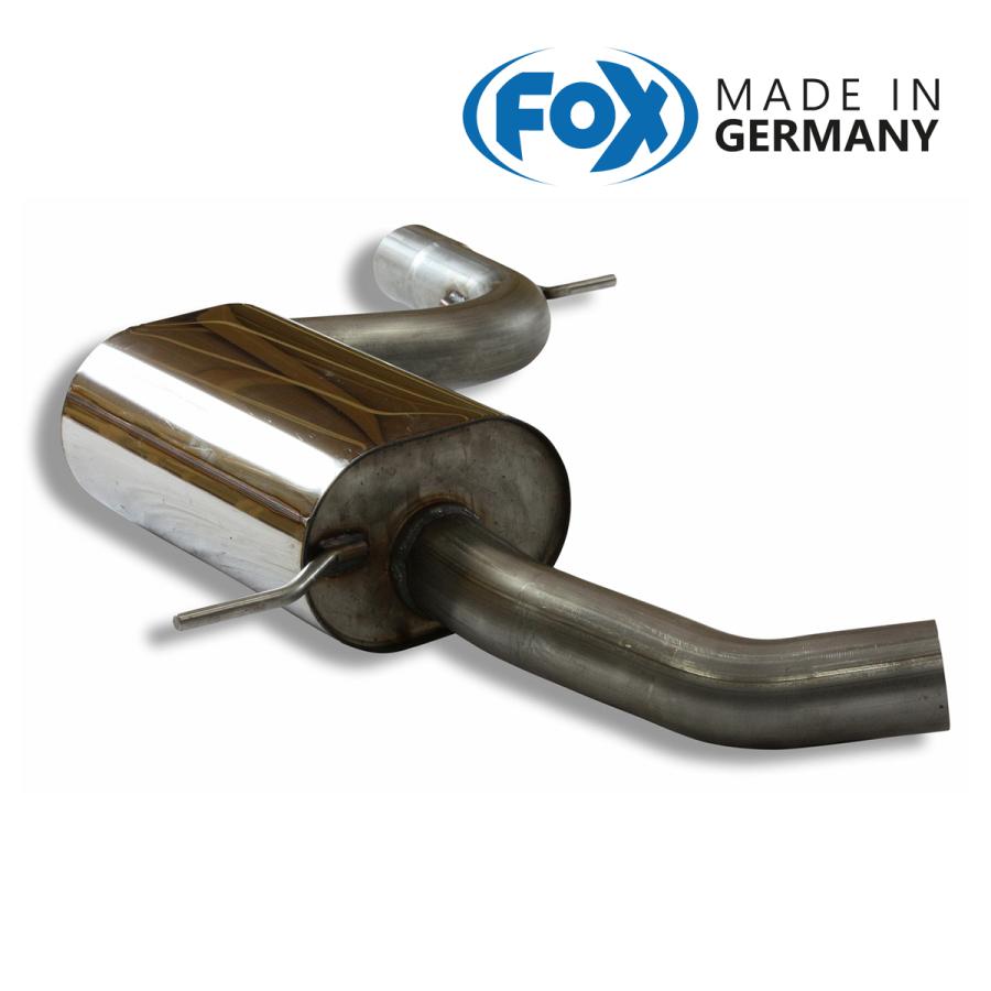 FOX フォックス オールステンレスマフラー（センターマフラー） VOLKSWAGEN Scirocco (13) / シロッコ (13) 2.0TSI/2.0T用 | 