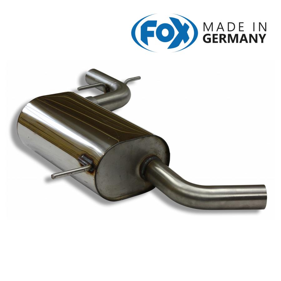 FOX フォックス オールステンレスマフラー（センターマフラー） VOLKSWAGEN Scirocco (13) / シロッコ (13) 1.4TSI用 | 