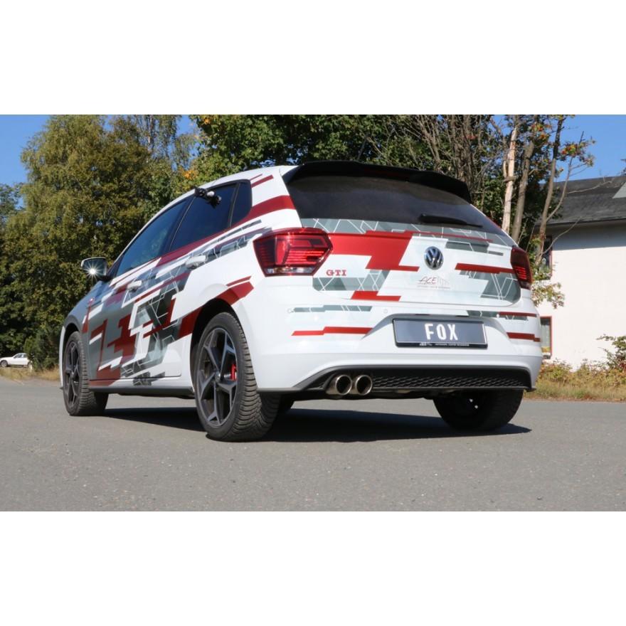 FOX フォックス オールステンレスマフラー（リアマフラー） VOLKSWAGEN Polo (AW) / ポロ (AW) 2.0GTI用 90mm 斜め ダブル |  | 02