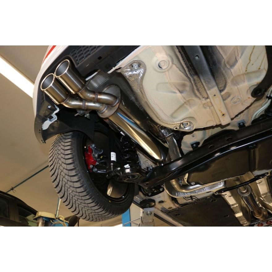 FOX フォックス オールステンレスマフラー（リアマフラー） VOLKSWAGEN Polo (AW) / ポロ (AW) 2.0GTI用 90mm 斜め ダブル |  | 06