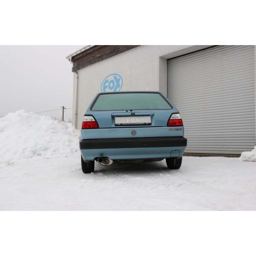 FOX フォックス オールステンレスマフラー（リアマフラー） VOLKSWAGEN Golf2 / ゴルフ2 CLi/GLi/CLD/CLD ターボ用 60mm カットオフ |  | 04