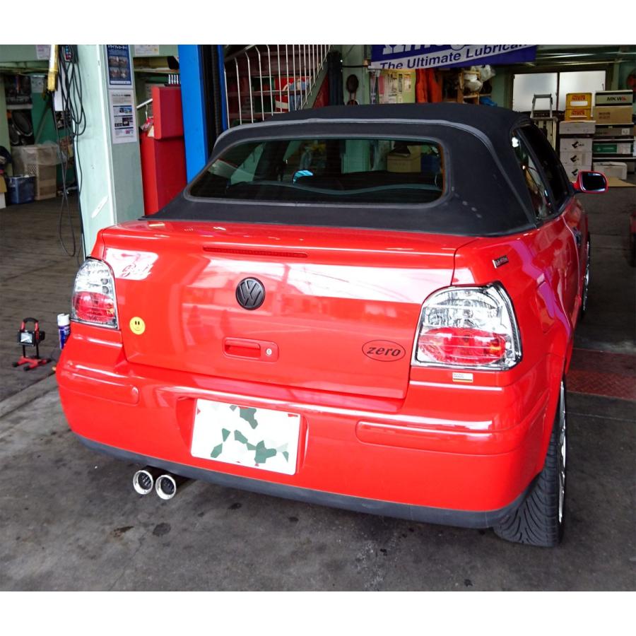 FOX フォックス オールステンレスマフラー（リアマフラー） VOLKSWAGEN Golf3 / ゴルフ3 CLi/GLi/カブリオレ/CLD ターボ用 76mm ダブル |  | 02