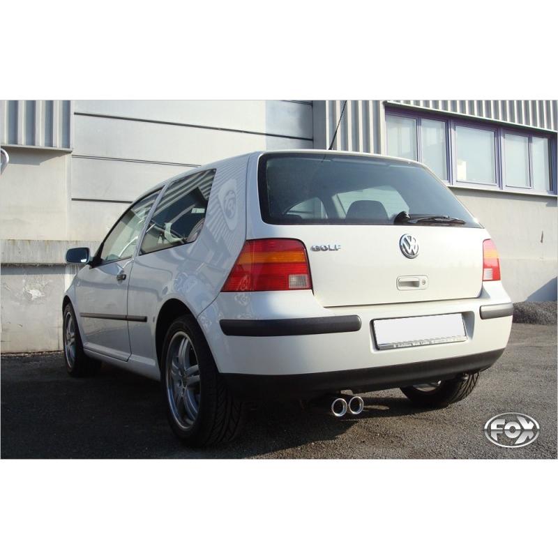 FOX フォックス オールステンレスマフラー（リアマフラー） VOLKSWAGEN Golf4 / ゴルフ4 1.6/CLi/GLi(1.8)/CLi/GLi(2.0)/GTI/GTX用 76mm ダブル |  | 03