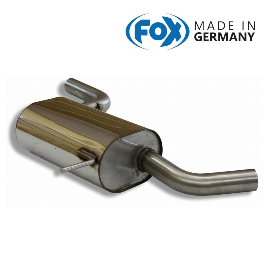 FOX フォックス オールステンレスマフラー（センターマフラー） VOLKSWAGEN Golf5 / ゴルフ5 1.6/GLi/GT、Golf5 Plus / ゴルフ5 プラス 1.6/GLi用 | 