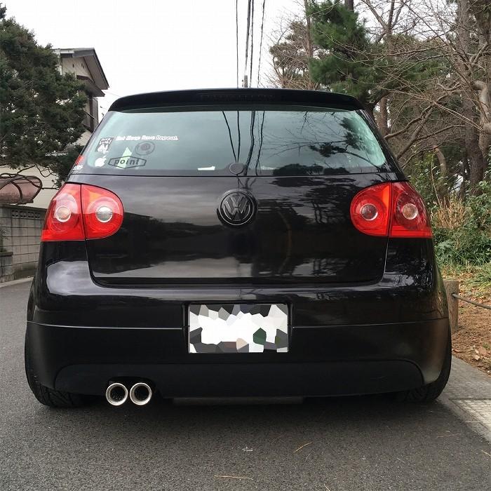 FOX フォックス オールステンレスマフラー（リアマフラー） VOLKSWAGEN Golf5 / ゴルフ5 1.6/GLi/GT用 80mm ダブル |  | 02