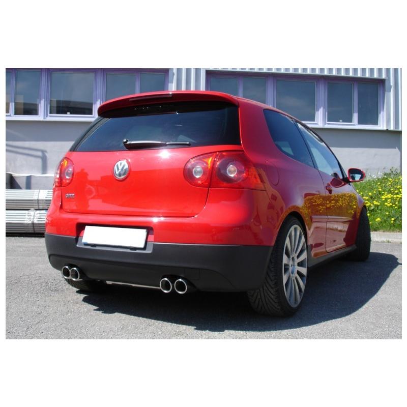FOX フォックス オールステンレスマフラー（リアマフラー） VOLKSWAGEN Golf5 / ゴルフ5 GTI/GTX/GTI ピレリ用 76mm 斜め ダブル 左右 |  | 02