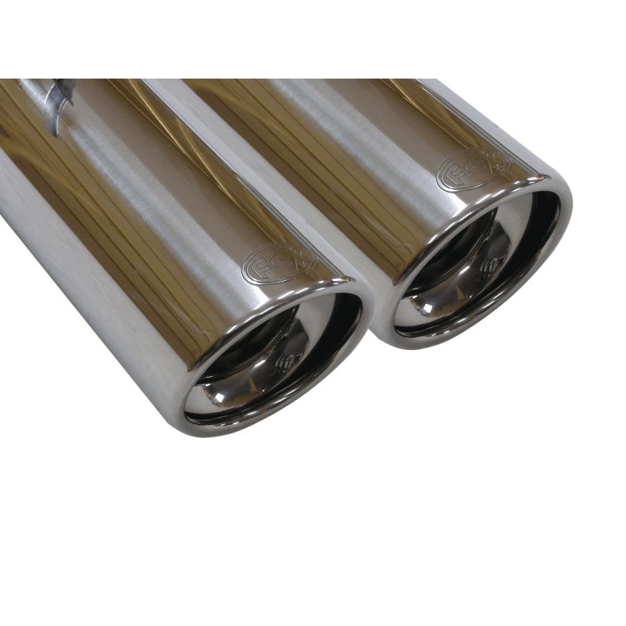 FOX フォックス オールステンレスマフラー（リアマフラー） VOLKSWAGEN Golf5 / ゴルフ5 TSI/GT TSI用 76mm 斜め ダブル |  | 01