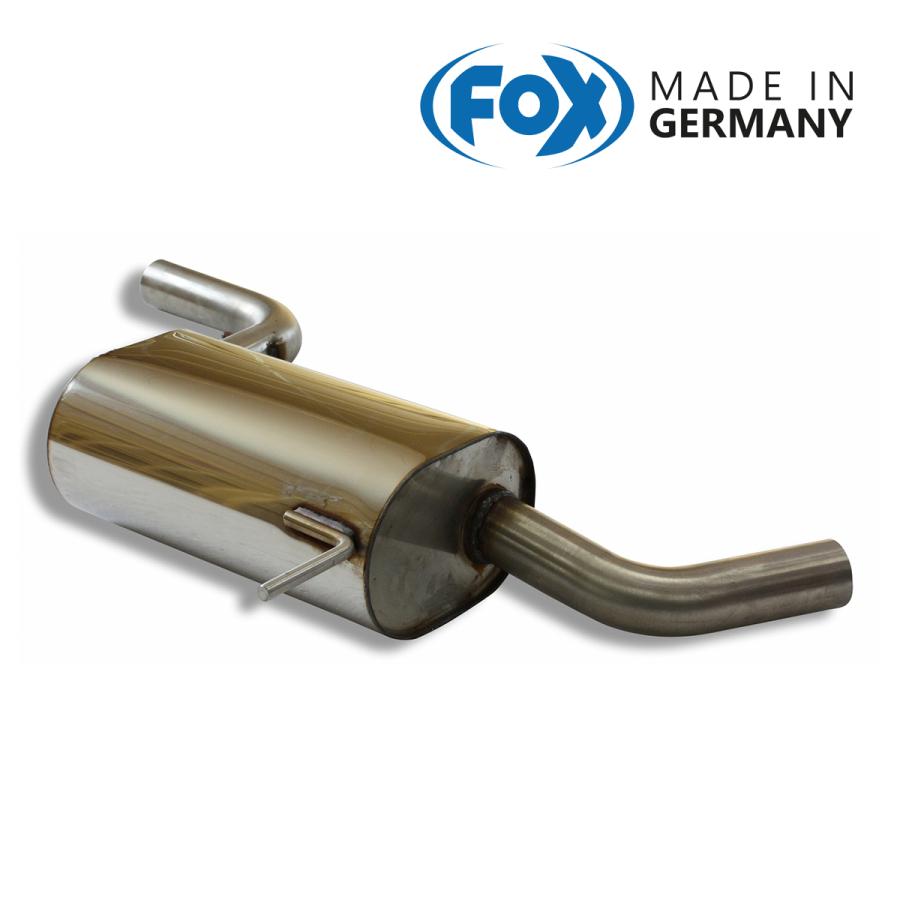 FOX フォックス オールステンレスマフラー（センターマフラー） VOLKSWAGEN Golf6 / ゴルフ6 1.2TSI/1.4TSI用 | 