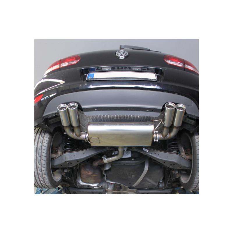 FOX フォックス オールステンレスマフラー（リアマフラー） VOLKSWAGEN Golf6 / ゴルフ6 1.2TSI/1.4TSI用 80mm ダブル 左右 |  | 05