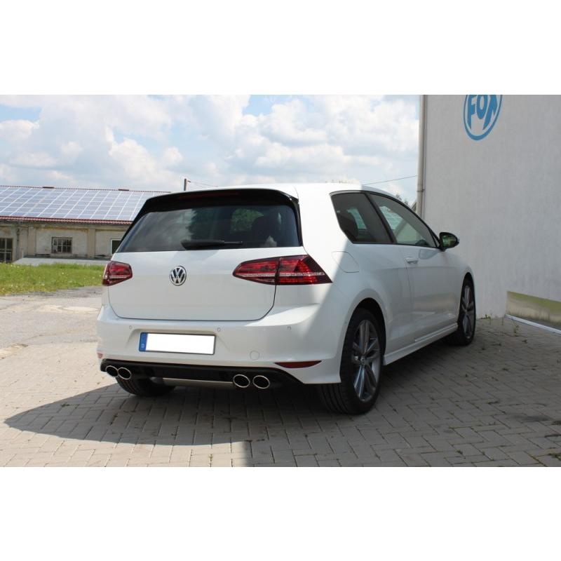 FOX フォックス オールステンレスマフラー（リアマフラー） VOLKSWAGEN Golf7 / ゴルフ7 1.4TSI用 115ｘ85mm オーバル 斜め ダブル 左右 (Rルック) |  | 03