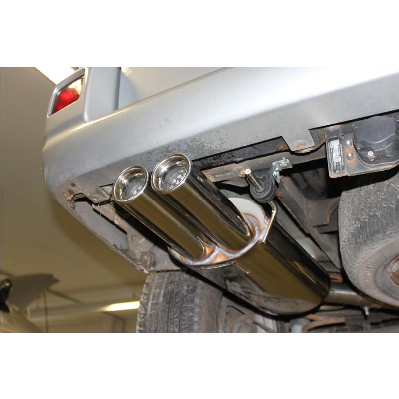 FOX フォックス オールステンレスマフラー（片側出しリアマフラー） T4 ヴァナゴン 2.5 FF用 80mm ダブル(片側出し) |  | 05