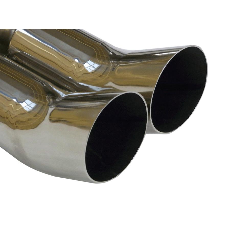 FOX フォックス オールステンレスマフラー（リアマフラー） VOLKSWAGEN Touran (1T) / トゥーラン (1T) 2.0/1.4TSI用 76mm DTM カットオフ ダブル 左右 |  | 01