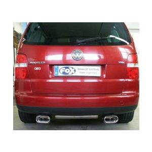 FOX フォックス オールステンレスマフラー（リアマフラー） VOLKSWAGEN Touran (1T) / トゥーラン (1T) 2.0/1.4TSI用 160×80mm フラットオーバル 斜め 左右 |  | 02