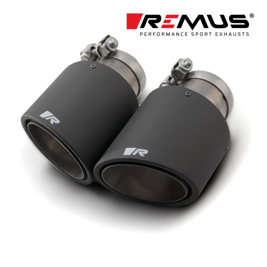 REMUS（レムス） テールパイプ単品 Φ102 カーボン アングル/アングル