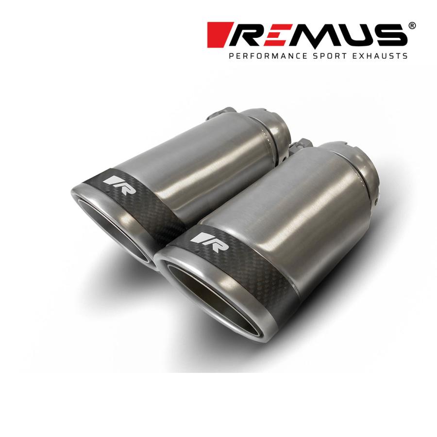 REMUS レムス テールパイプ単品 Φ84 カーボンレース ダブル 品番 REMUS レムス テールパイプ単品 Φ84 カーボンレース ダブル 品番