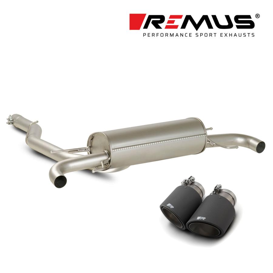 REMUS レムス リアマフラー Φ102 カーボン アングル/アングル REMUS レムス リアマフラー Φ102 カーボン アングル/アングル