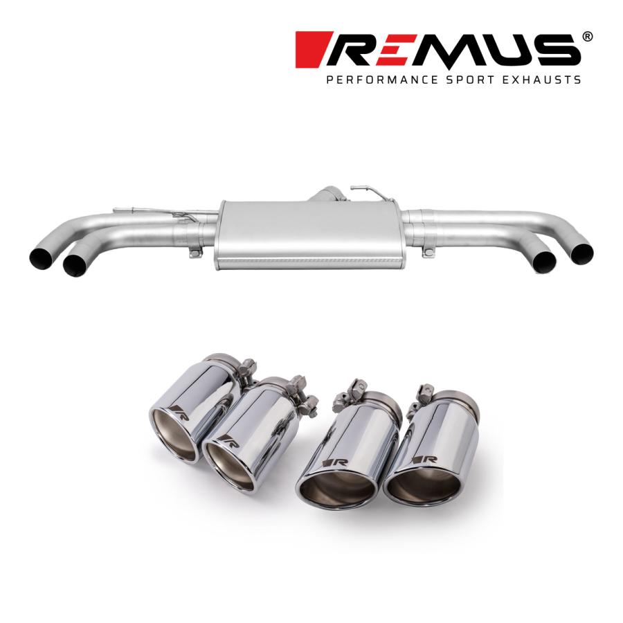 REMUS（レムス） リアマフラー F26 X4 xDrive28i/35i ('14-)用 Φ84