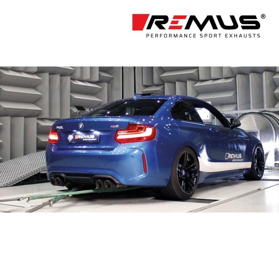 REMUS レムス マフラー F87 M2 ('16-)用 Φ102 カーボン アングル REMUS レムス マフラー F87 M2 ('16-)用 Φ102 カーボン アングル