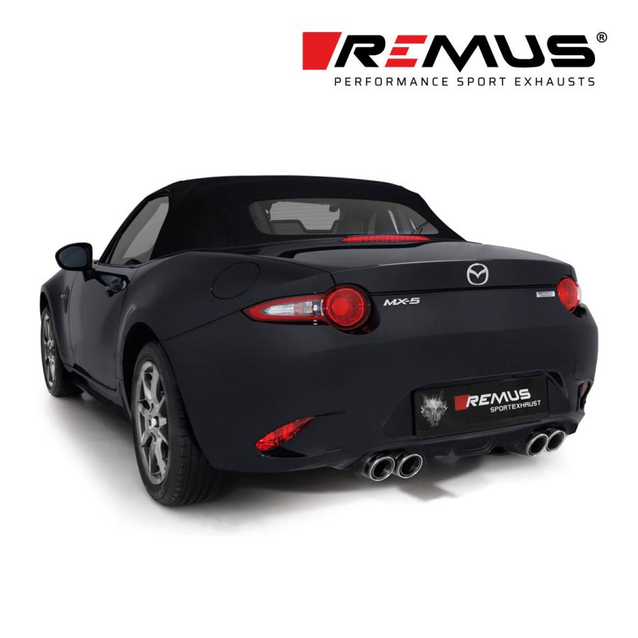 REMUS レムス リアマフラー ロードスター S/RS/NR-A ('15-)用 REMUS レムス リアマフラー ロードスター S/RS/NR-A ('15-)用