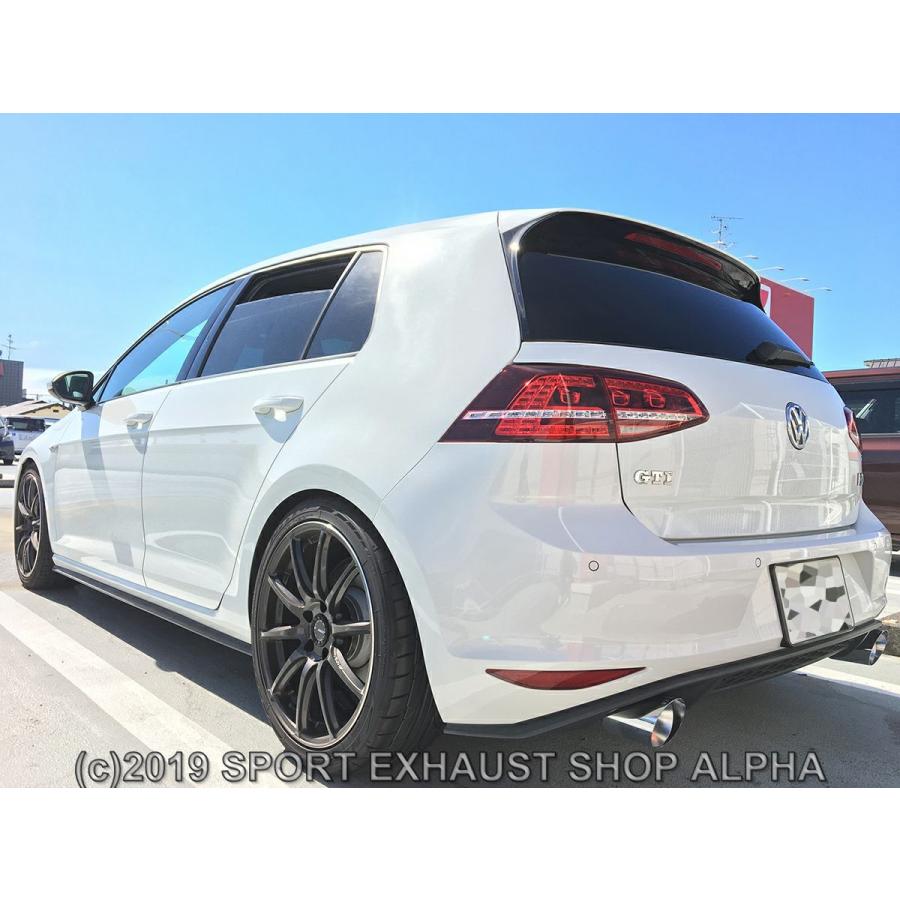 REMUS キャタバック ゴルフ7 GTI Φ102 アングル ストレートカット REMUS キャタバック ゴルフ7 GTI Φ102 アングル ストレートカット