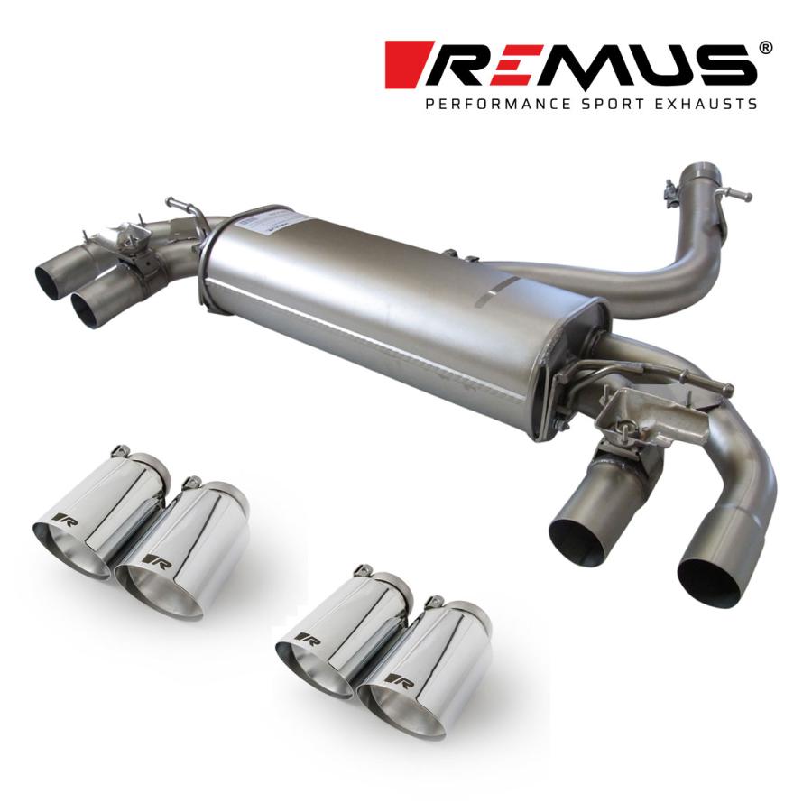 REMUS レムス リアマフラー ゴルフ7 R用 Φ102 アングル REMUS レムス リアマフラー ゴルフ7 R用 Φ102 アングル