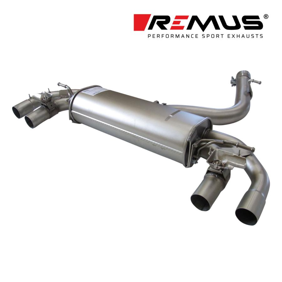 REMUS レムス リアマフラー ゴルフ7 R用 Φ102 アングル REMUS レムス リアマフラー ゴルフ7 R用 Φ102 アングル