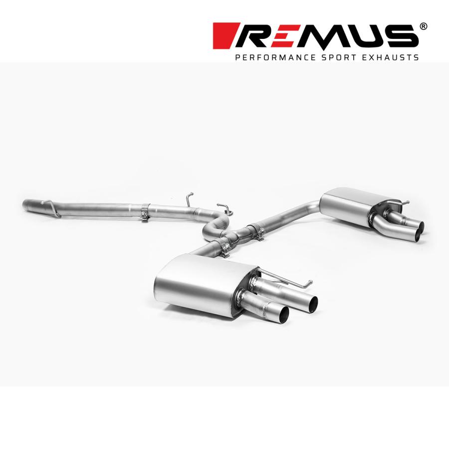 REMUS レムス リアマフラー ゴルフ8 R ヴァリアント TSI 4