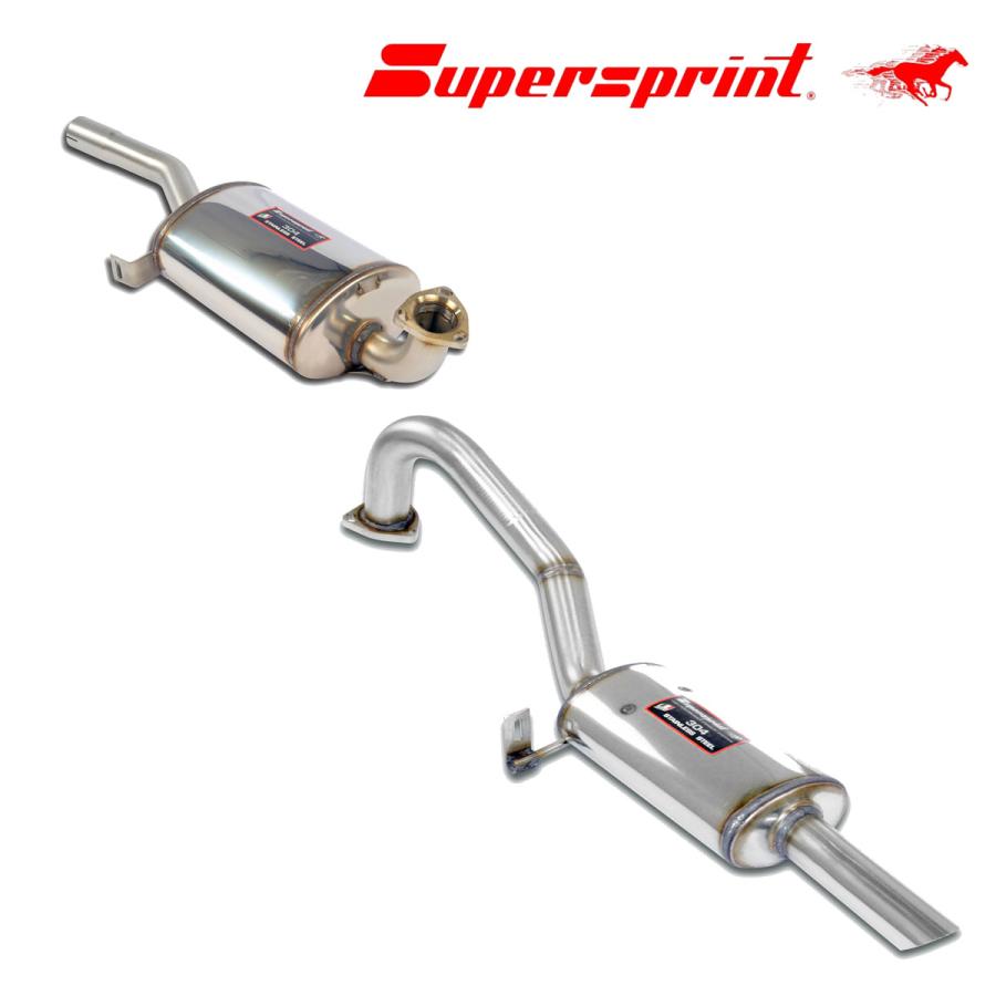 Supersprint センターマフラー+リアマフラー アルファロメオ Supersprint センターマフラー+リアマフラー アルファロメオ