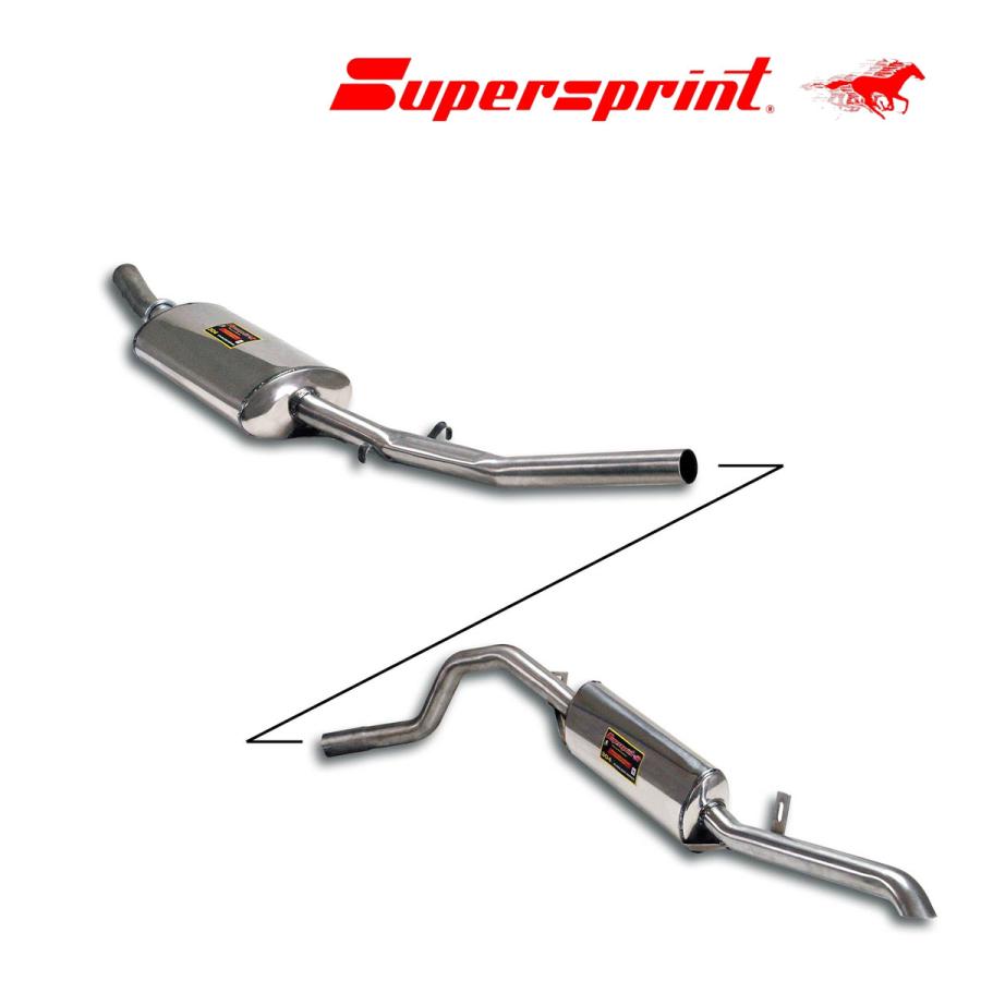 Supersprint センターマフラー+リアマフラー アルファロメオ