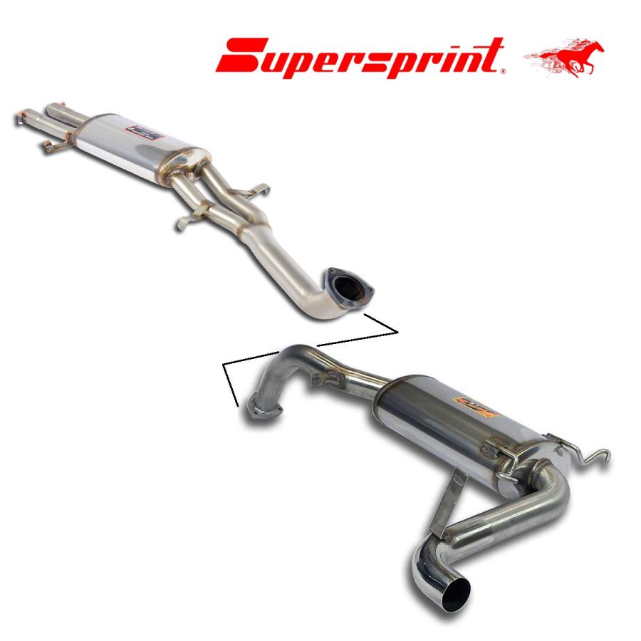 Supersprint センターマフラー+リアマフラー アルファロメオ/GTV 6