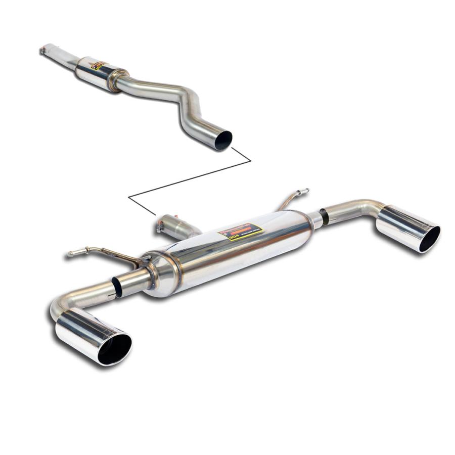 Supersprint センターマフラー+リアマフラー BMW F23 220i カブリオレ