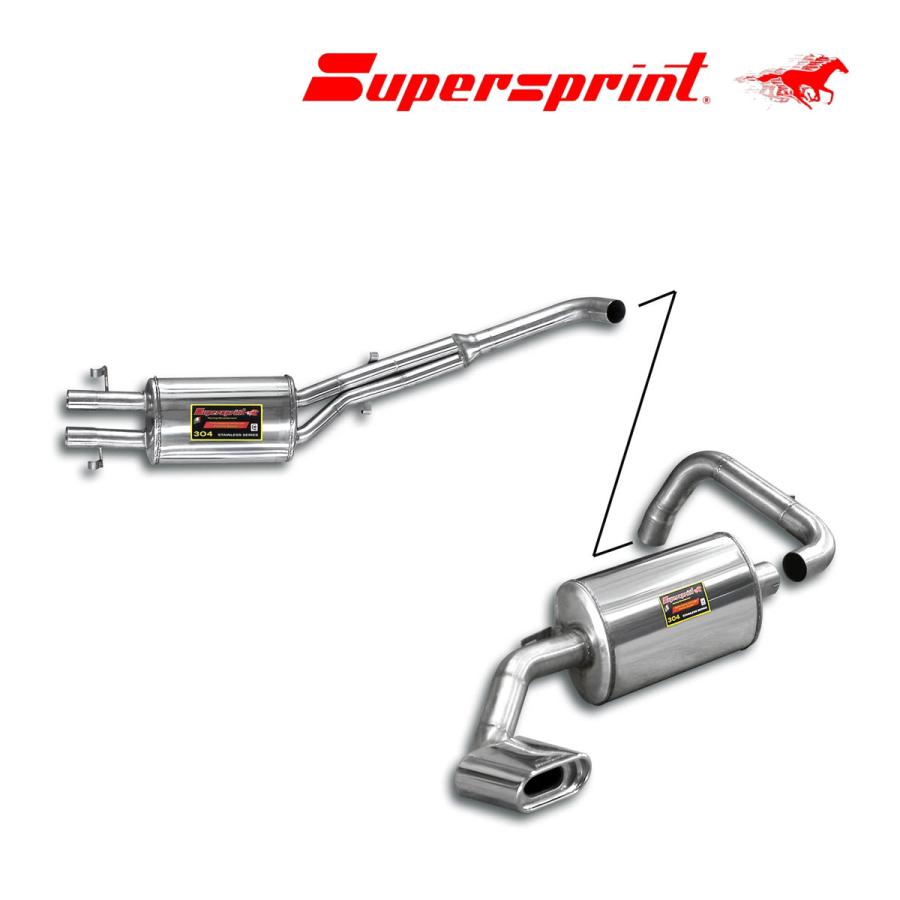 Supersprint センターマフラー+リアマフラー アルファロメオ/SZ/RZ 3.0