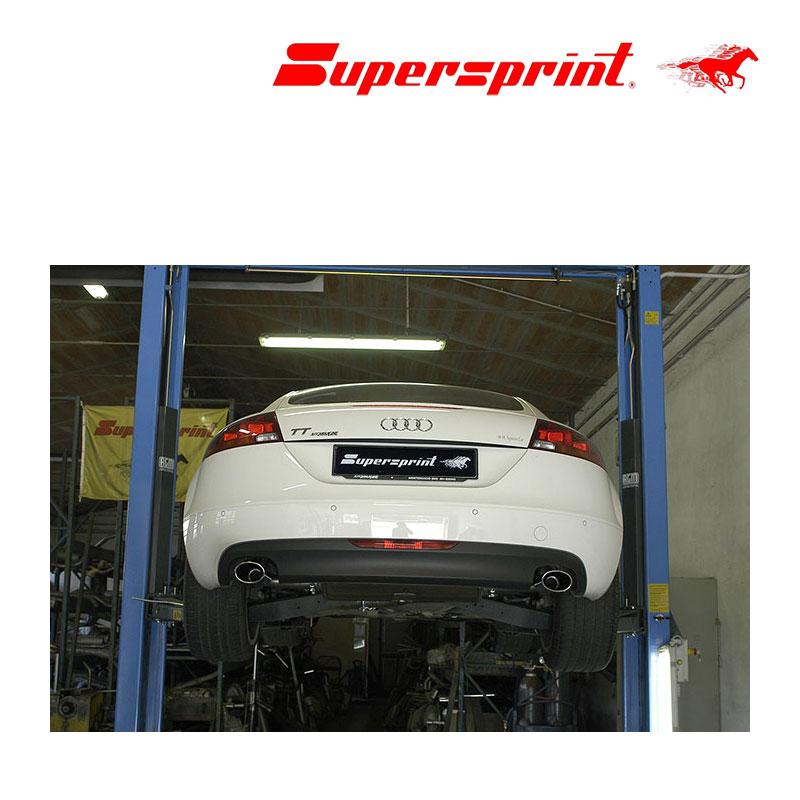 Supersprint センターマフラー+リアマフラー AUDI TT(8J) クーペ Supersprint センターマフラー+リアマフラー AUDI TT(8J) クーペ