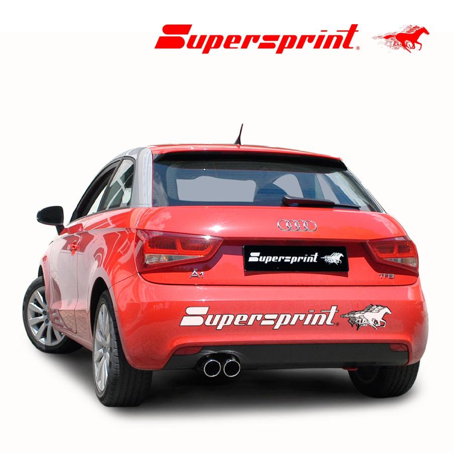 Supersprint リアマフラー AUDI A1/A1スポーツバック 1.4TFSI