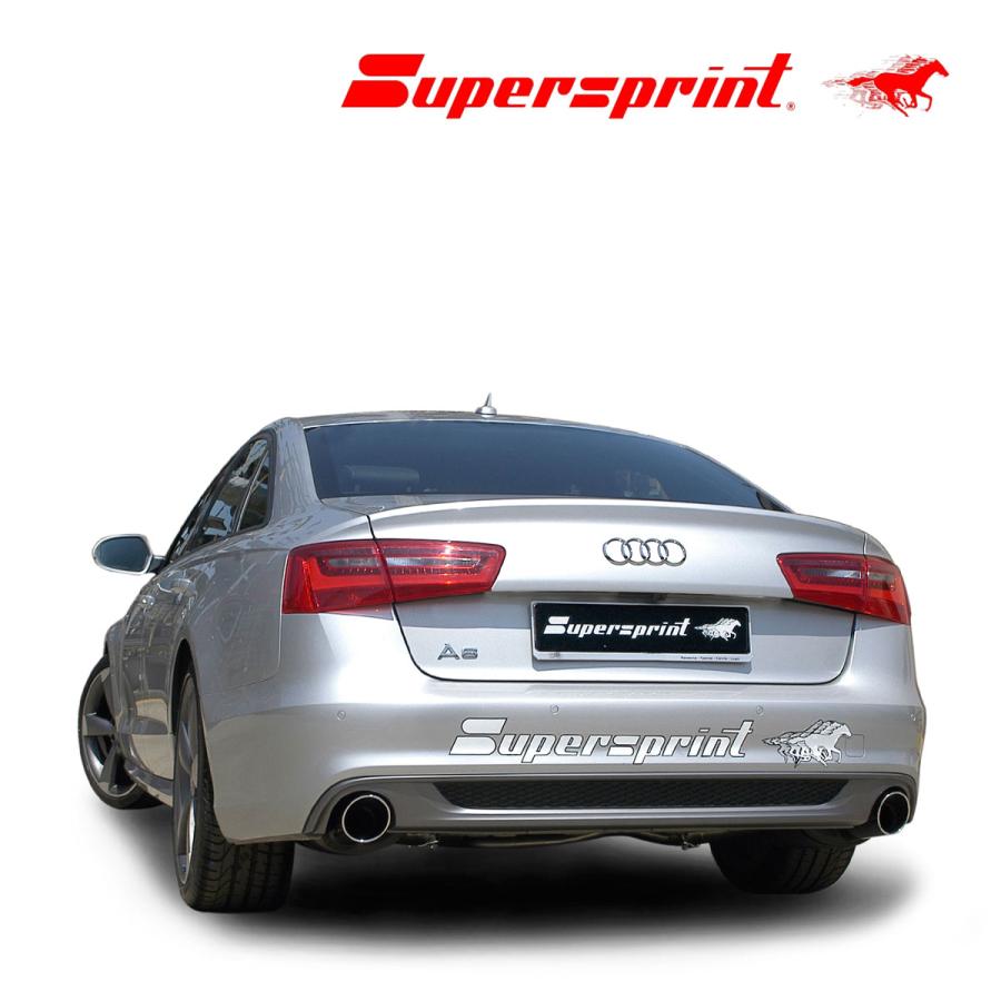 Supersprint リアマフラー AUDI A6(4G/C7) セダン/アバント 3.0TFSI 