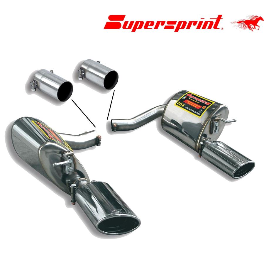 Supersprint リアマフラー MERCEDES BENZ W211 E320 CDI ○-○145x95mm