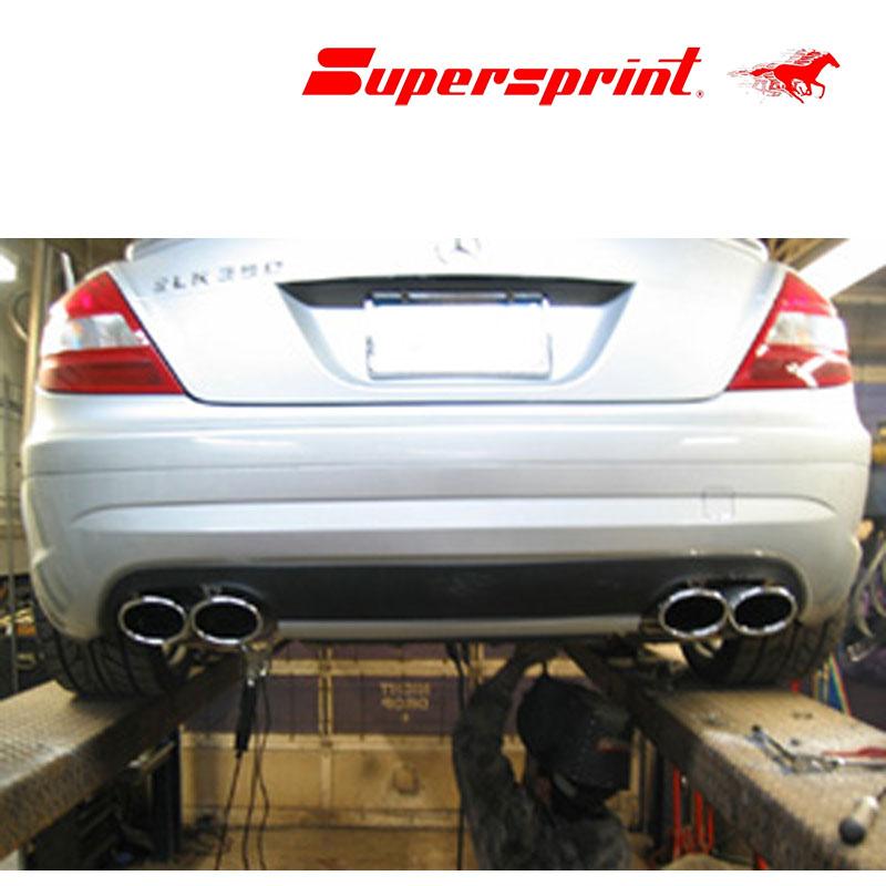 Supersprint リアマフラー MERCEDES BENZ R171 SLK200コンプレッサー 