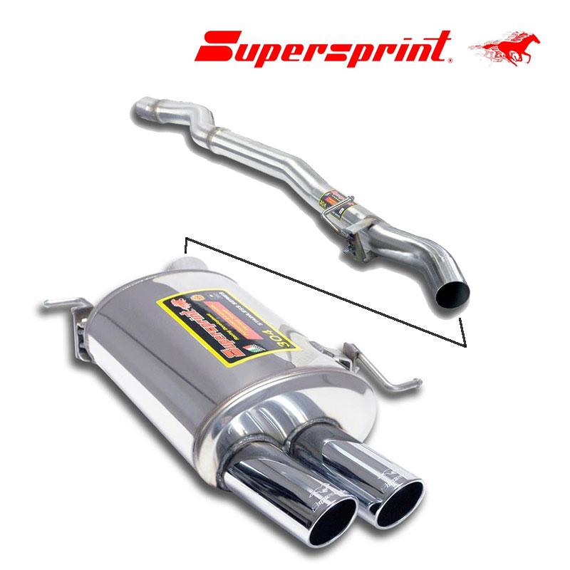 Supersprint リアマフラー BMW F10 528iセダン/F11 528iツーリング