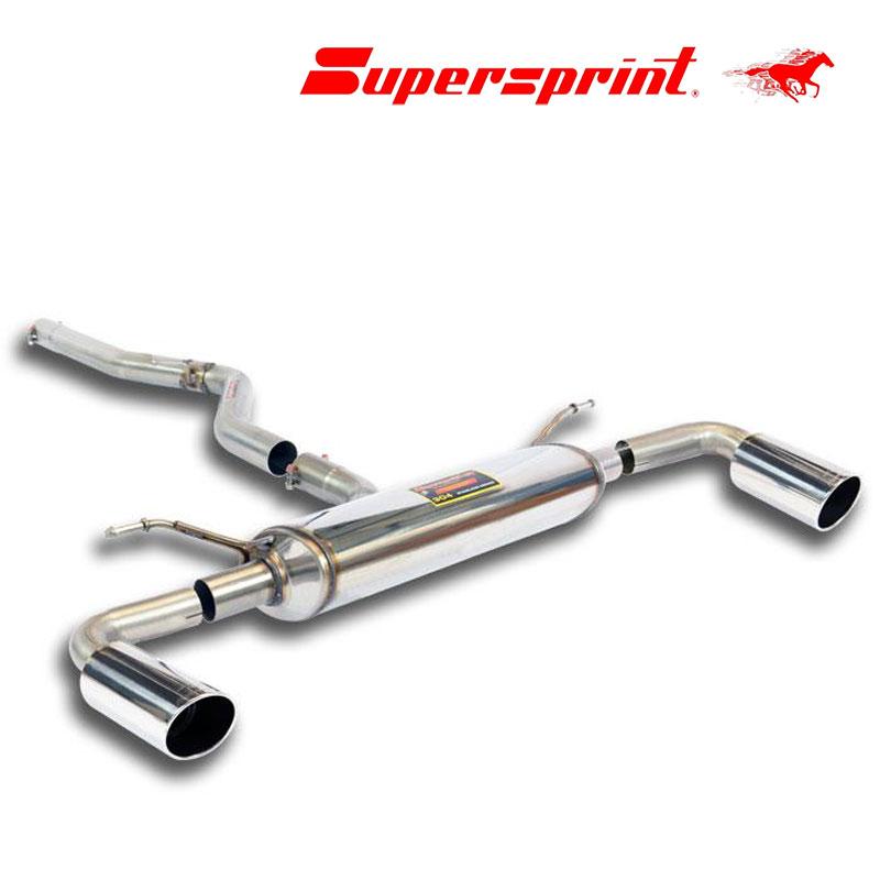 Supersprint リアマフラー BMW F30/F31 320d (2012-2016 N47エンジン用 