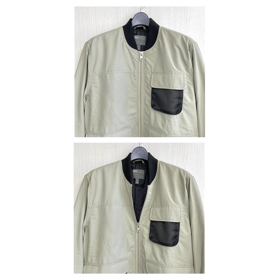 asos（エイソス） メンズ アウター ボンバージャケット ブルゾン ノー 
