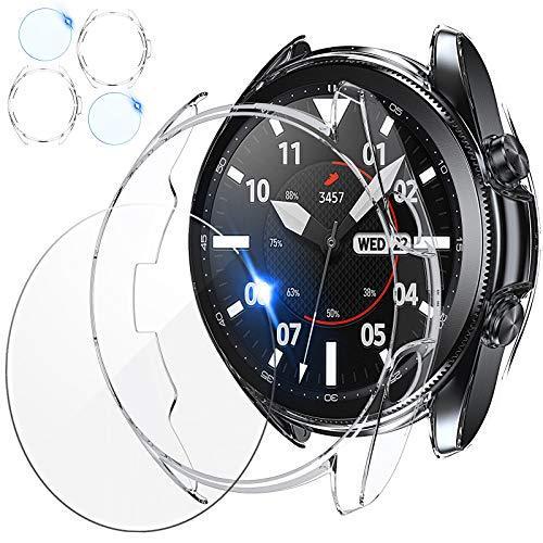 [2+2Pack] Tensea Compatible Samsung Galaxy Watch 3 41mm Screen Protector an ヘッドホン