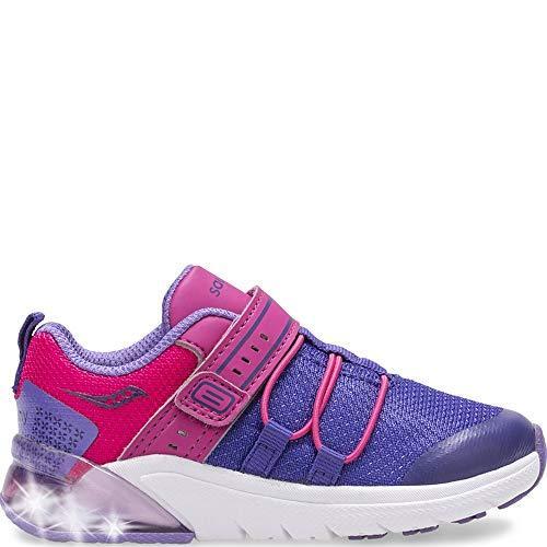 セール Glow Flash キッズ Saucony 日本ではなかなか手に入らない海外の並行輸入品 逆輸入品 2 0 パープル カラー Kid Little 9 5 サイズ Us スニーカー Jr Lauraehall Com