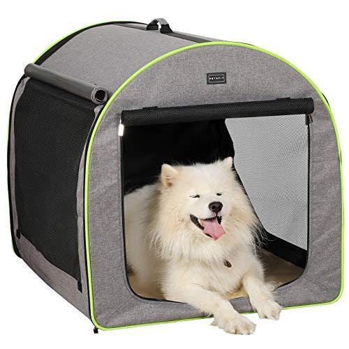年最新海外 Petsfit 大型犬用インチ大型ソフトポータブルクレート 猫用クレート 折り畳み式のペットの犬小屋 屋内屋外のペットホーム 35 X29 X30 海外輸入 Epicmountainbike Com