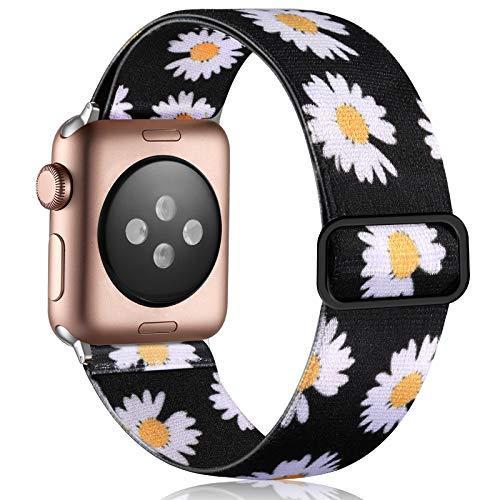 Vcegari Elastic Band Compatible with Apple Watch 38mm Series 3 2 1, Breatha ヘッドホン
