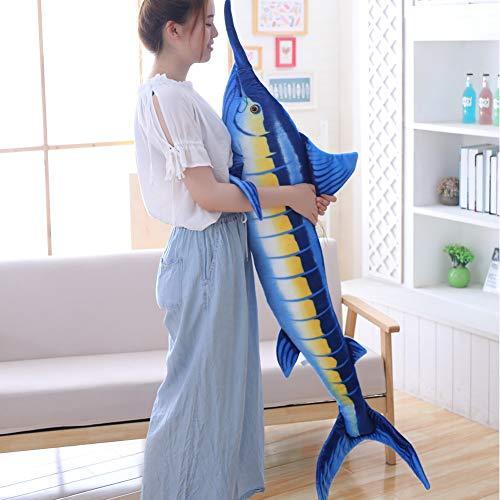 楽天 巨大な剣のぬいぐるみ 動物おもちゃ リアルな青いマーリンの魚 ぬいぐるみ枕 55インチ 全国宅配無料 Mobile Scotturb Com