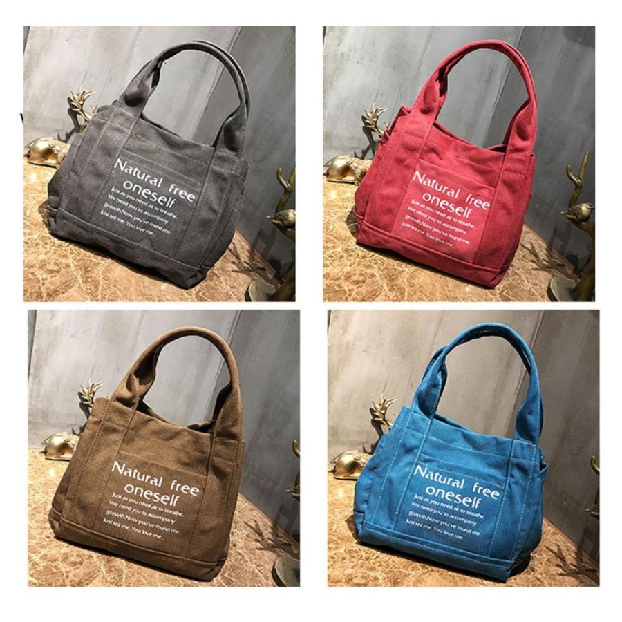 バッグ　ロゴ トートバッグ ロゴバッグ　レディースバッグ キャンバスバッグ キャンバス地 大容量 大容量バッグ カジュアル レディース 鞄 黒 灰 茶 赤 青 |  | 07