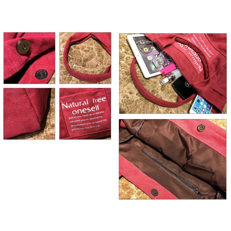 バッグ　ロゴ トートバッグ ロゴバッグ　レディースバッグ キャンバスバッグ キャンバス地 大容量 大容量バッグ カジュアル レディース 鞄 黒 灰 茶 赤 青 |  | 11