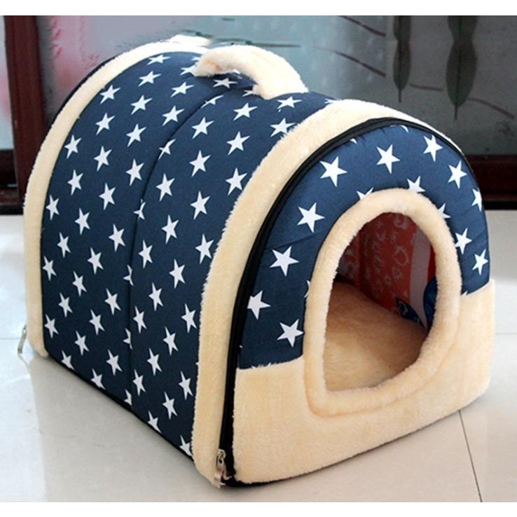 ペットハウス 犬 猫 ベッド ドーム型 ハウス 室内 犬小屋 キャットハウス 折りたたみ式 2WAY 各サイズ 各色あり Sサイズ |  | 05